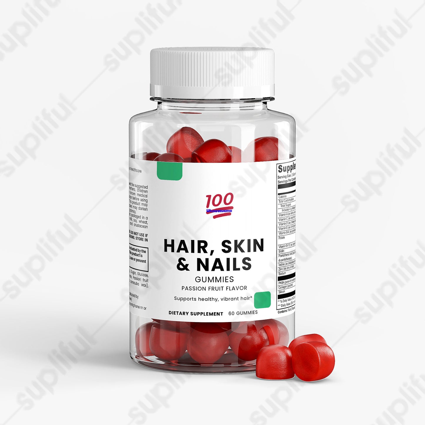 Hair, Skin & Nails Gummies - Uknowucme