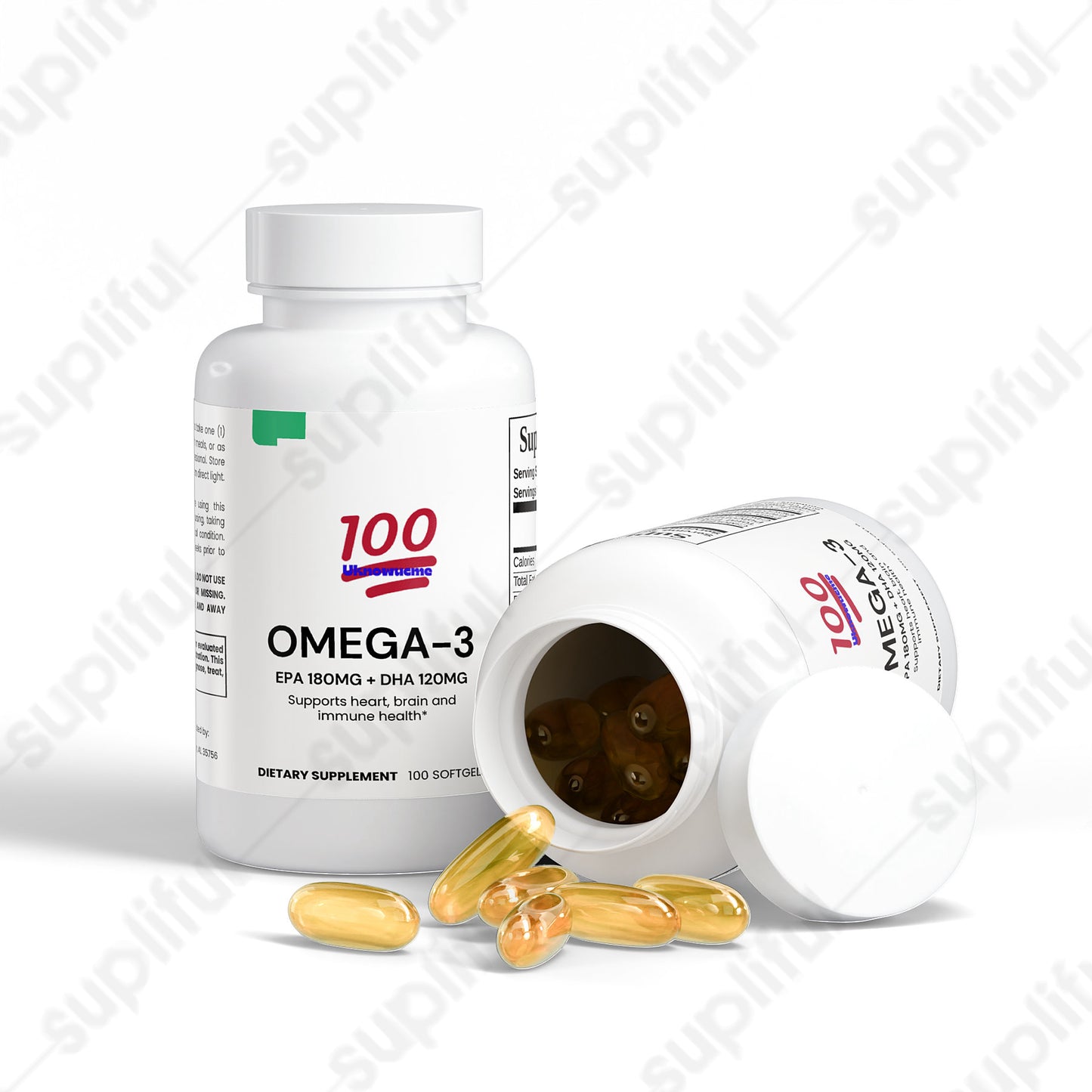 Omega-3 EPA 180mg + DHA 120mg - Uknowucme