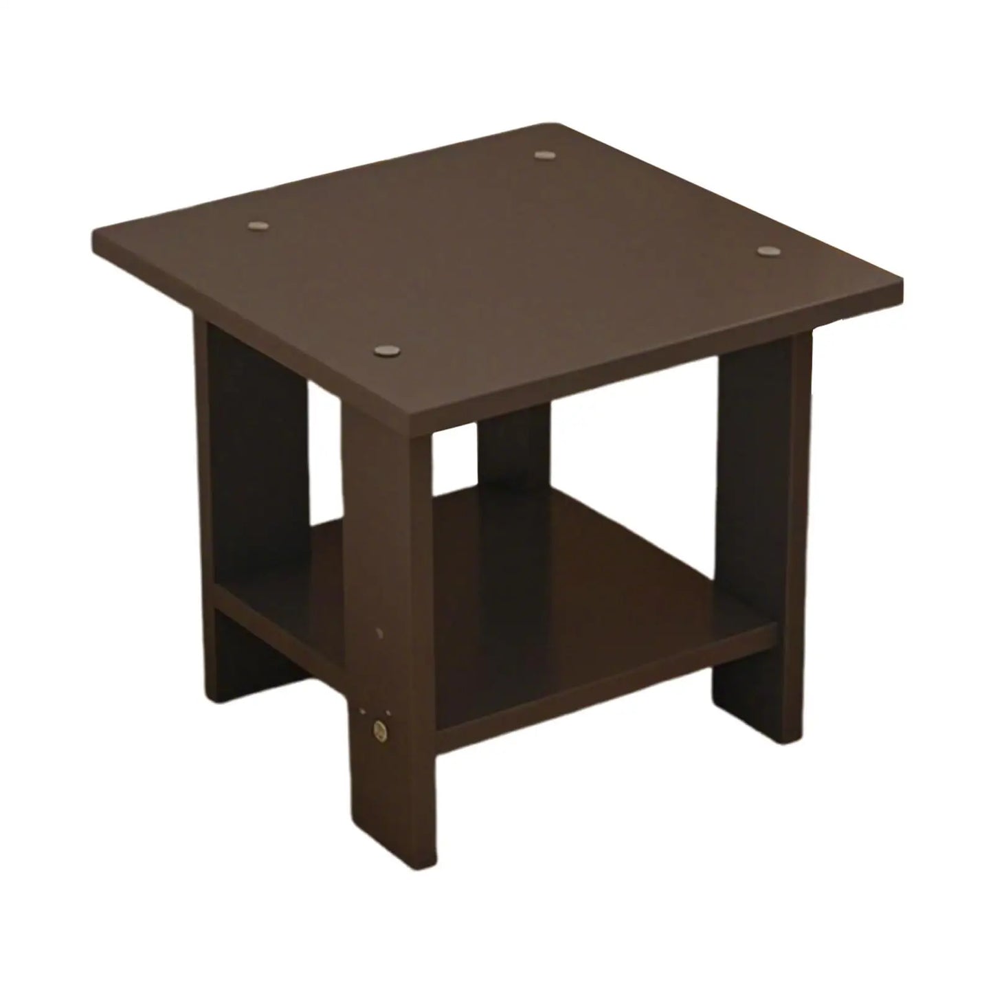 Simple Bedside Table Wooden Double Layers Solid Wood Nightstands Night Table For Table Sofa Side Table Home Furniture - Uknowucme