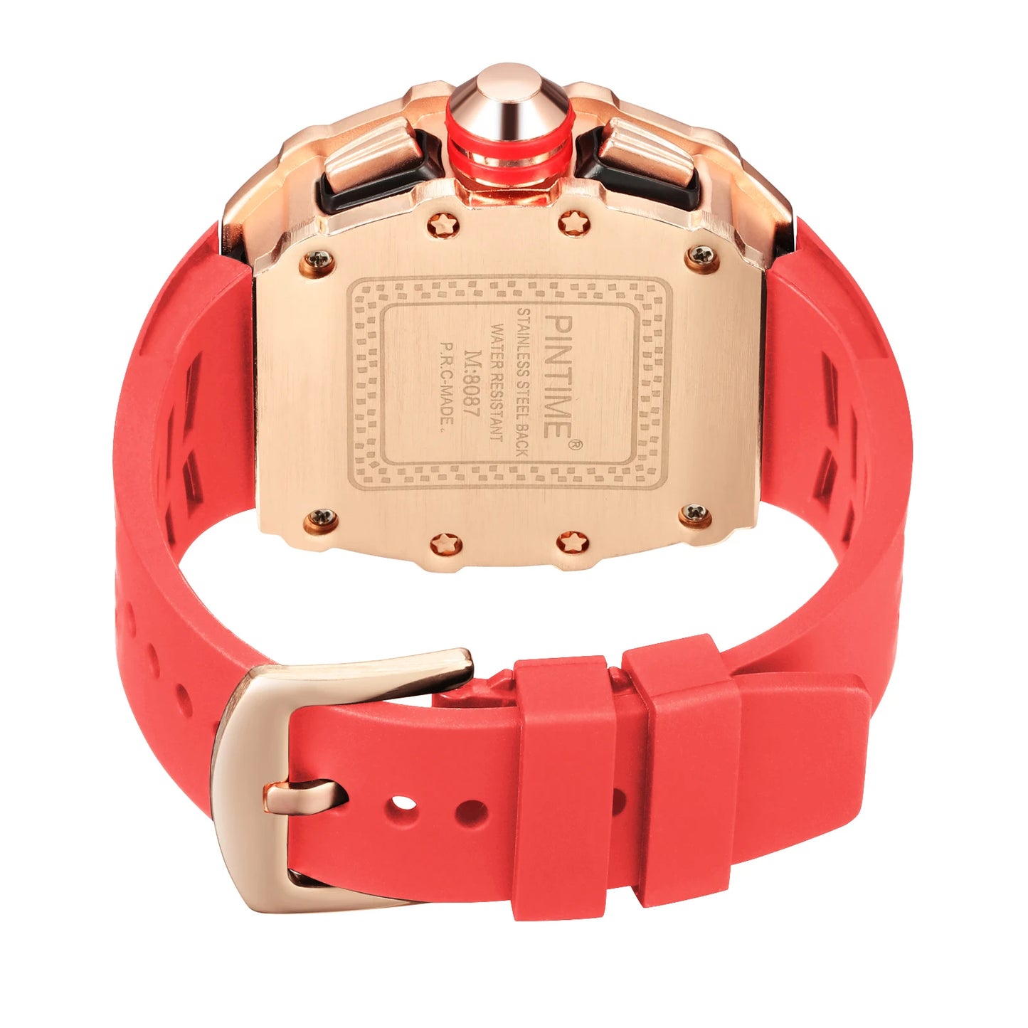 New Arrival Men Business Quartz Watch PINTIME Top Brand Bling Iced Out Diamond Hip Hop Chronograph Popular Item Six Colors - Uknowucme