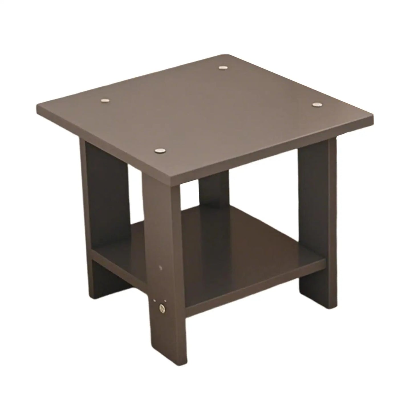 Simple Bedside Table Wooden Double Layers Solid Wood Nightstands Night Table For Table Sofa Side Table Home Furniture - Uknowucme