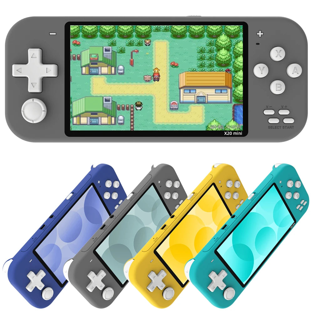 X20 mini 4.3 inch IPS screen Handheld Portable Game Console 32GB 8GB 5000 games for 8/16/32 bit Arcade Video games child gift - Uknowucme