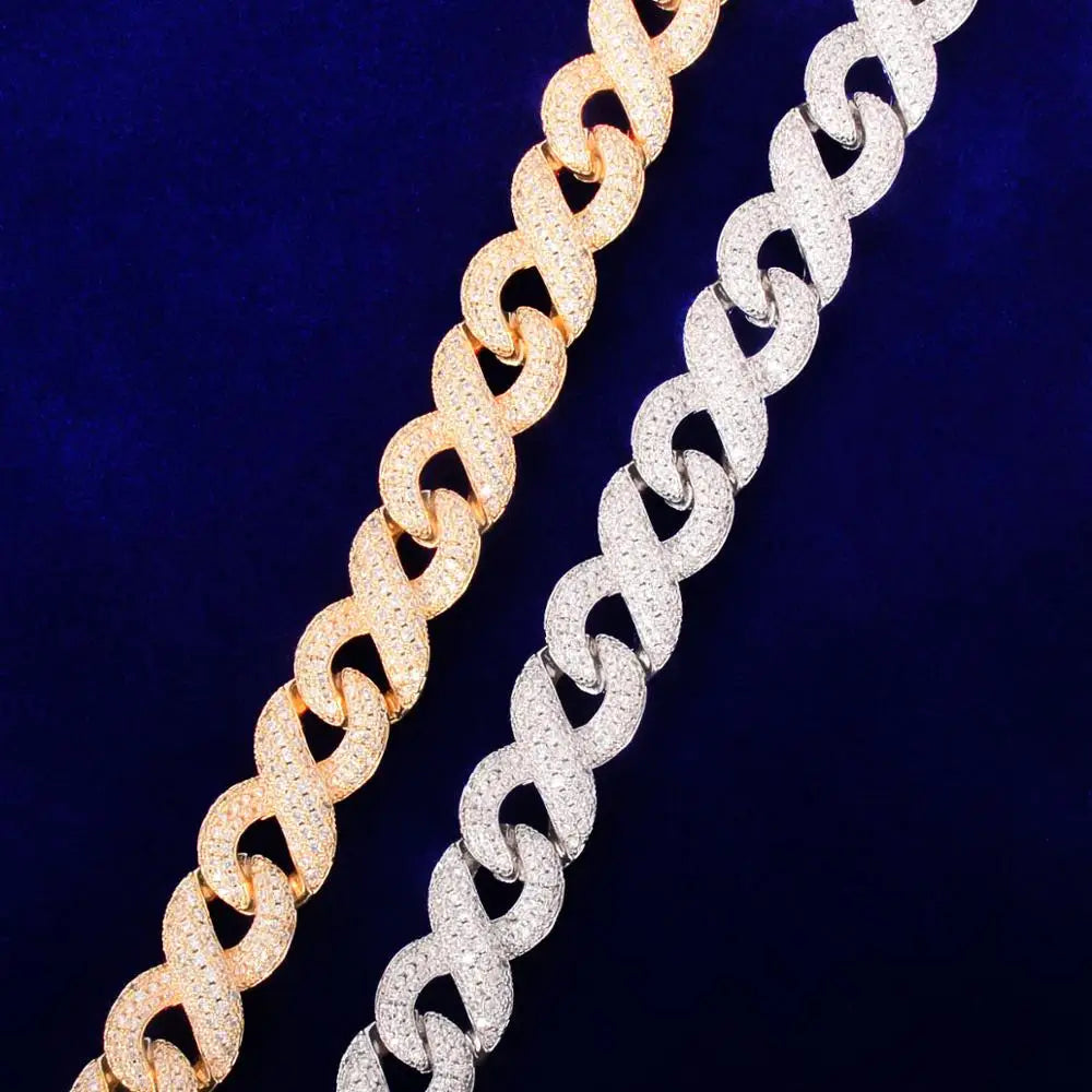 Bubble Letter Cuban Link Chain for Man Necklace Gold Color Choker Fashion Charms Hip Hop Rock Jewelry 2021 Trend - Uknowucme