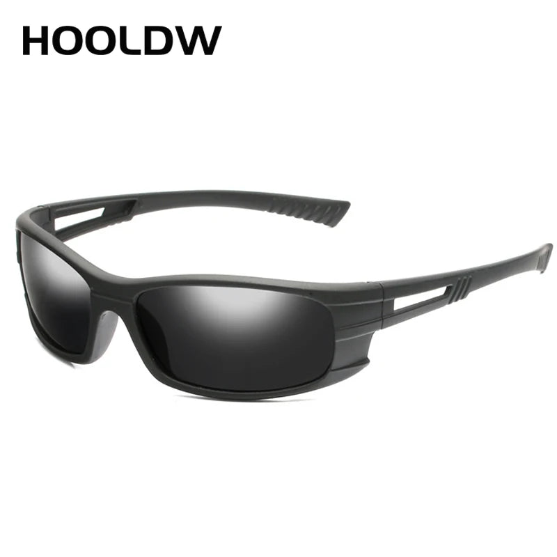 HOOLDW Fashion Men Polarized Sunglasses Glasses Outdoor Sports Fishing Driving Sun glasses Brand Designer Oculos masculino UV400 - Uknowucme