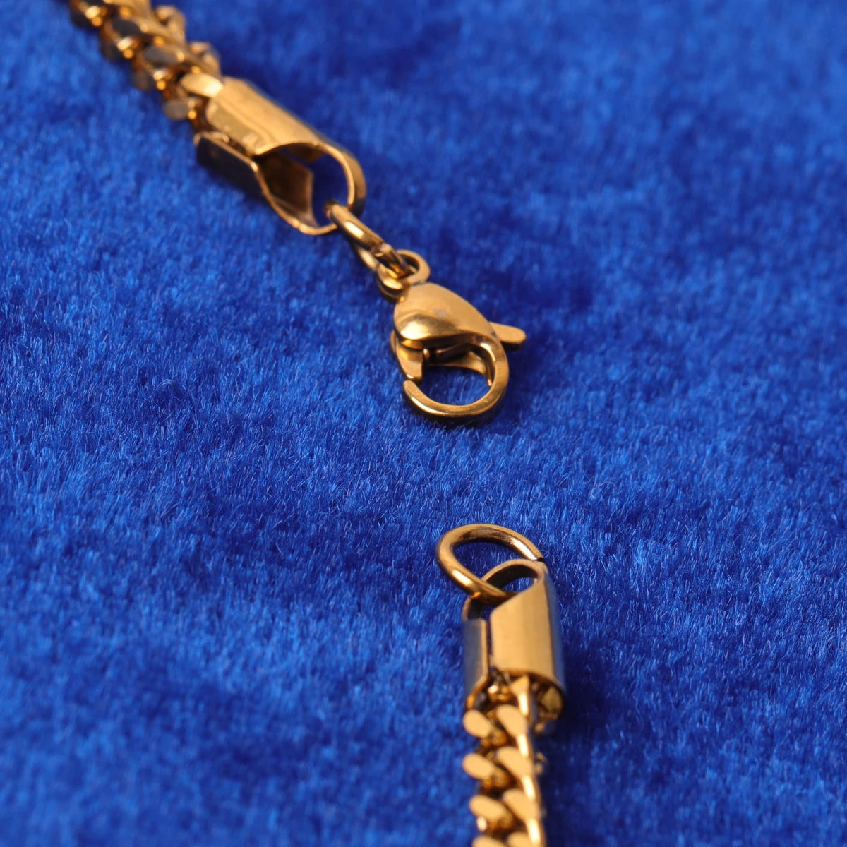 Bubble Letter Franco Chain Real Gold Plated Stainless Steel Hip Hop Jewelry - Uknowucme