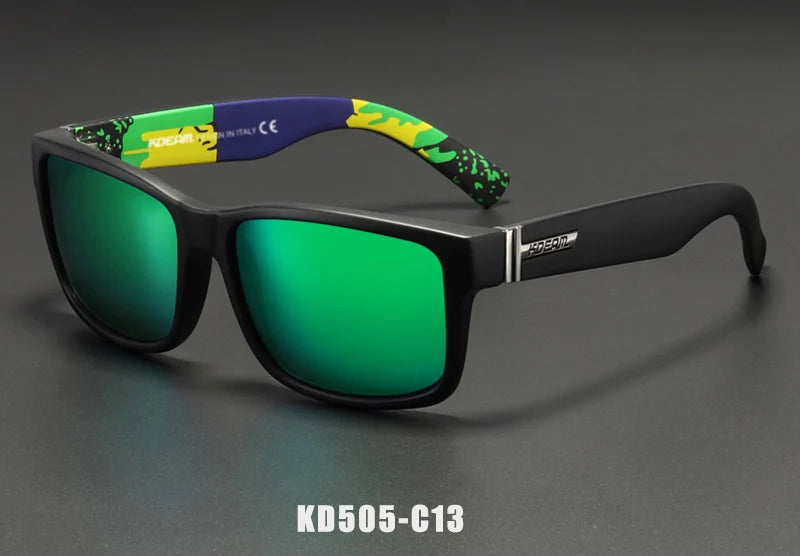 KDEAM Revamp Of Sport Men Sunglasses Polarized Shockingly Colors Sun Glasses Outdoor Driving Photochromic Sunglass With Box - Uknowucme