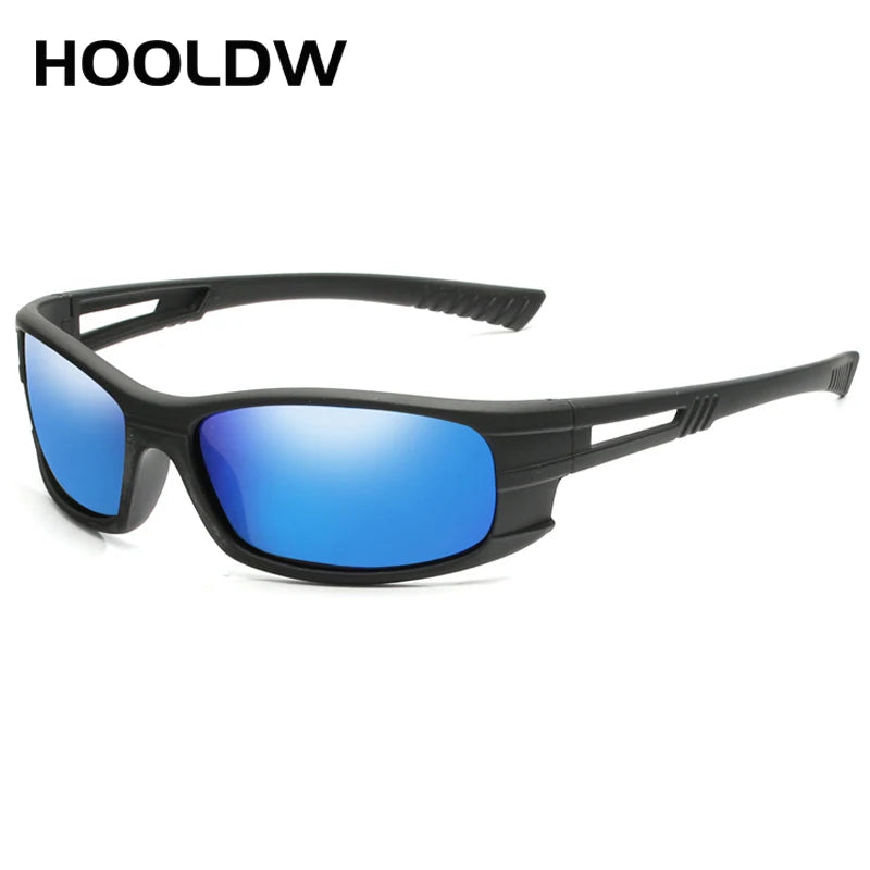 HOOLDW Fashion Men Polarized Sunglasses Glasses Outdoor Sports Fishing Driving Sun glasses Brand Designer Oculos masculino UV400 - Uknowucme