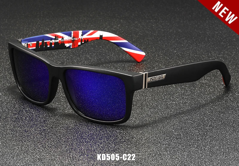 KDEAM Revamp Of Sport Men Sunglasses Polarized Shockingly Colors Sun Glasses Outdoor Driving Photochromic Sunglass With Box - Uknowucme