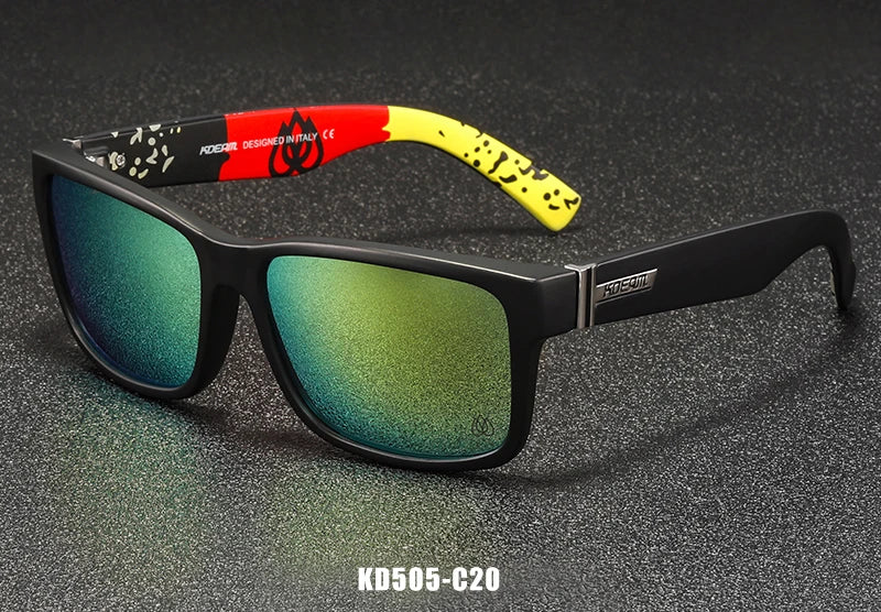 KDEAM Revamp Of Sport Men Sunglasses Polarized Shockingly Colors Sun Glasses Outdoor Driving Photochromic Sunglass With Box - Uknowucme