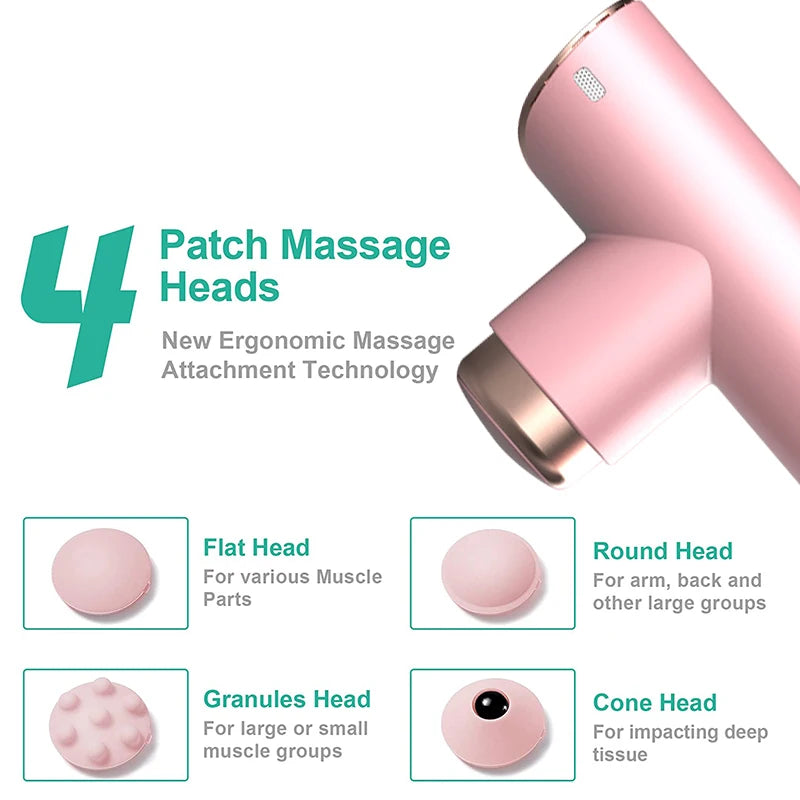 Professional Percussion Massage Gun for Deep Tissue Levels Rechargeable Portable with Muscle Relaxation Athlete Gym Recovery Use - Uknowucme