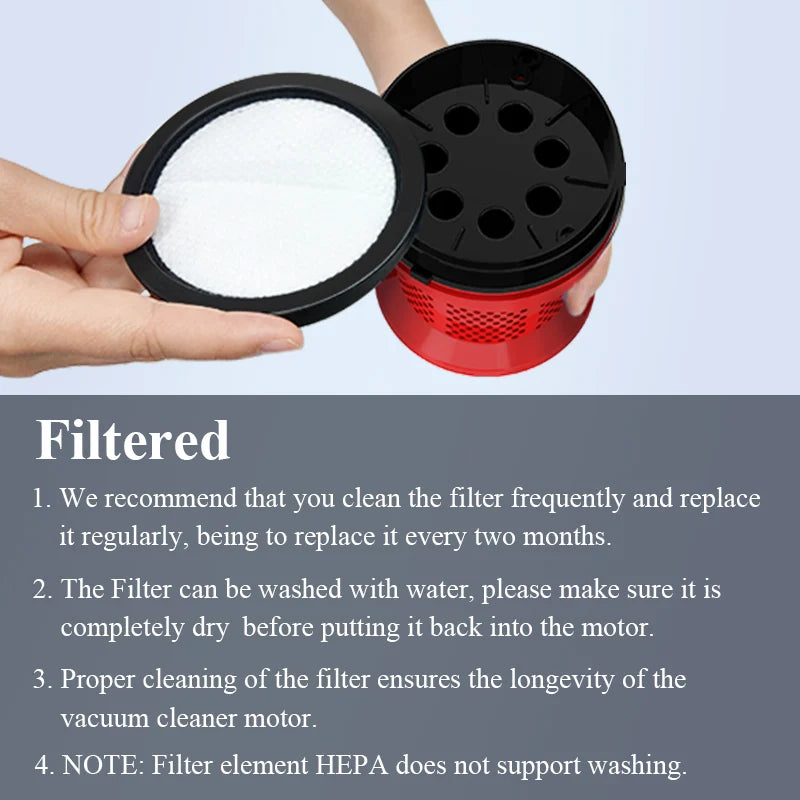 Vacuum Cleaner Corded 18Kpa Powerful Suction 600W Motor Handheld Vacuum Cleaner Multipurpose 3 in 1 Household Cleaning Appliance - Uknowucme