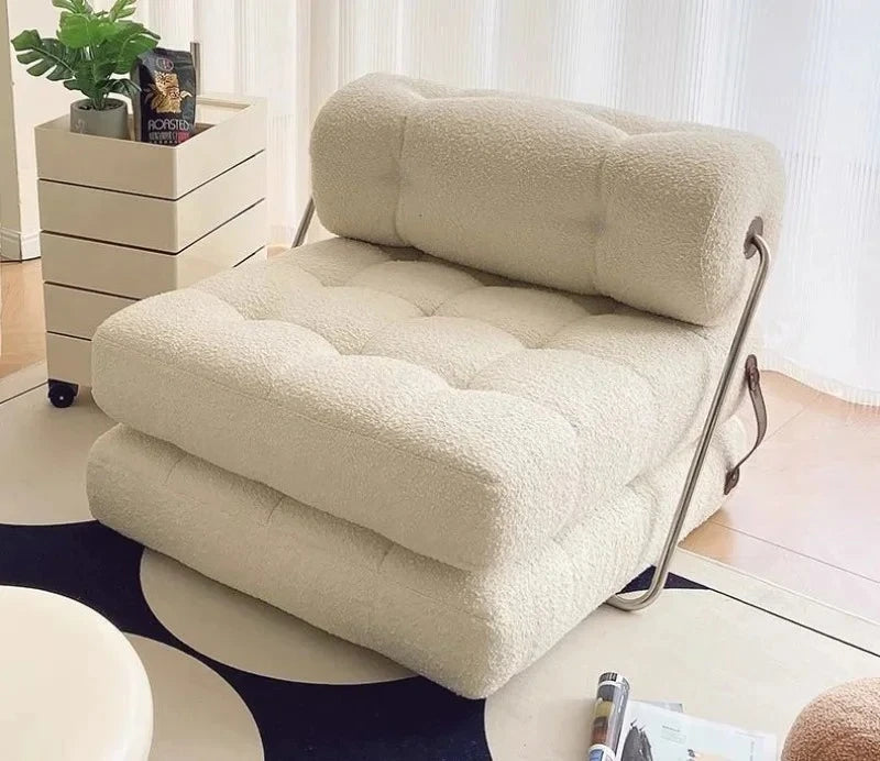 Sponge Filling Folding Living Room Sofas Multifunctional Modern Simple Single Sofa Removable Nordic Luxury Home Furniture - Uknowucme