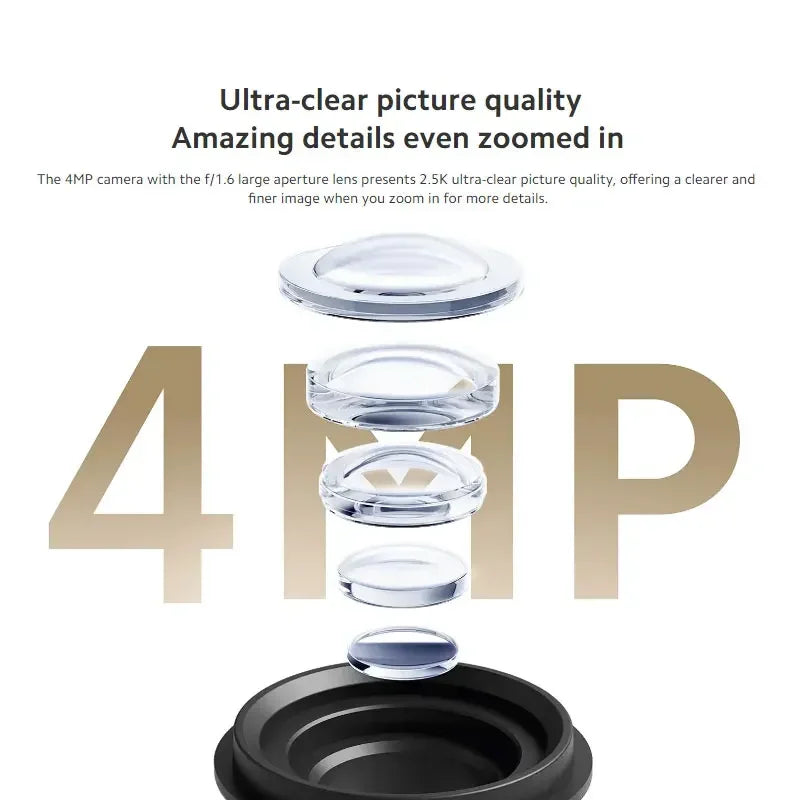 Global Version Xiaomi Outdoor Camera CW300 4MP IP66 Water and Dust Resistant AI Human Tracking Smart full-color Night Vision - Uknowucme