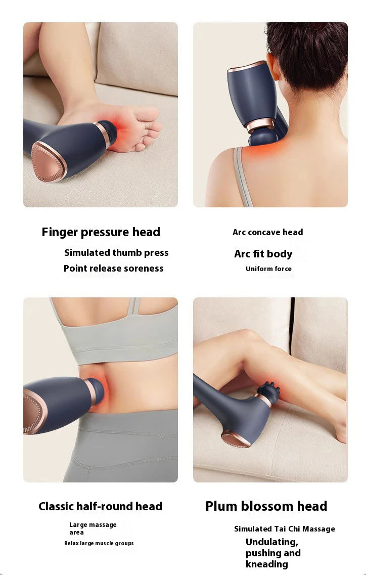 Massage Gun, Muscle Massage Gun for Athletes Handheld Electric Deep Tissue Back Massager, Percussion Massage Gun, Neck Back Mass