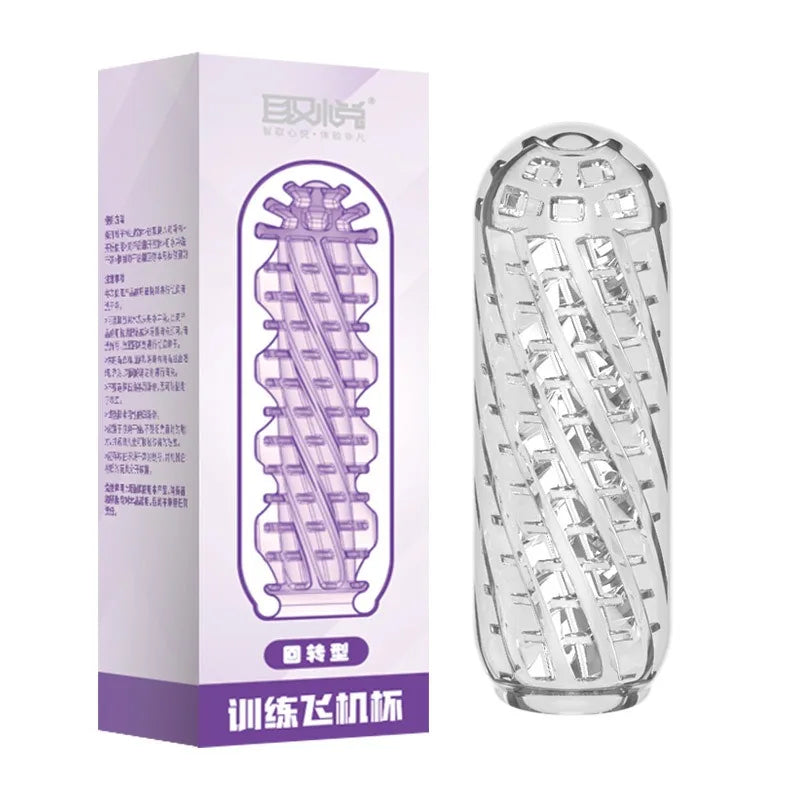Masturbation Cup for Men Penis Massage Pussy Blowjob Toy Sexy Pocket Vagina Adult Goods 18+ Soft Male Exercise