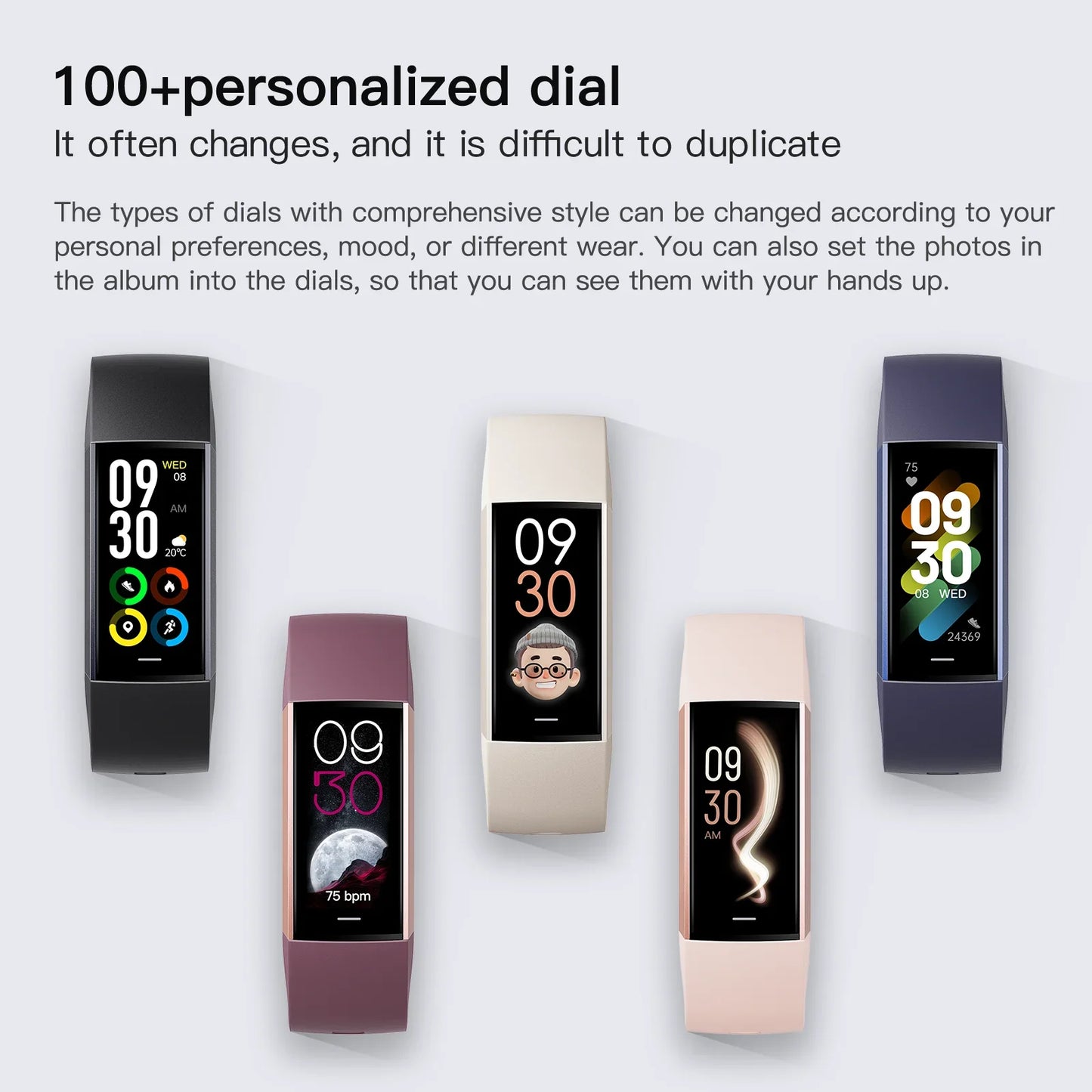 New C80 Smartwatch Support Multiple Language Motion Monitoring Ultra Long Battery Life IP67 Waterproof Health Monitoring Watch