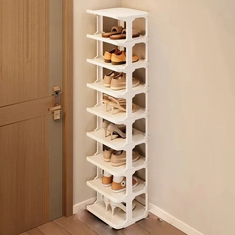 Shoes Organizer Shoe Racks Space-saving Wall Corner Stackable Narrow Shoes Storage Rack Storage Cabinet Shoe Shelves Furniture - Uknowucme