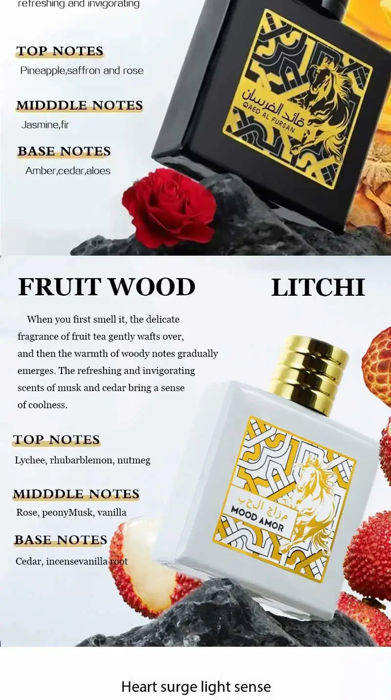 100ml Original Arabian Perfume For Men Women Lasting Fragrances Eau De Parfum Homber Body Spray Pheromone Deodorant perfume man - Uknowucme