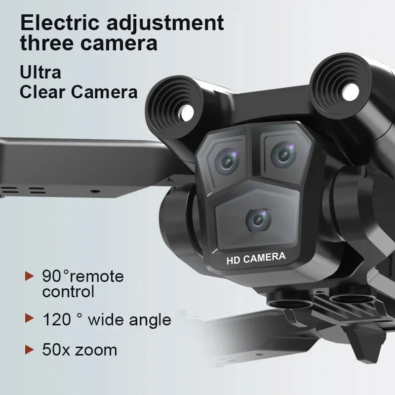 M4 Pro Max Drone 8K Professinal Wide Angle Triple HD Brushless Motor GPS FPV Obstacle Avoidance Foldable Quadcopter RC 10000M - Uknowucme