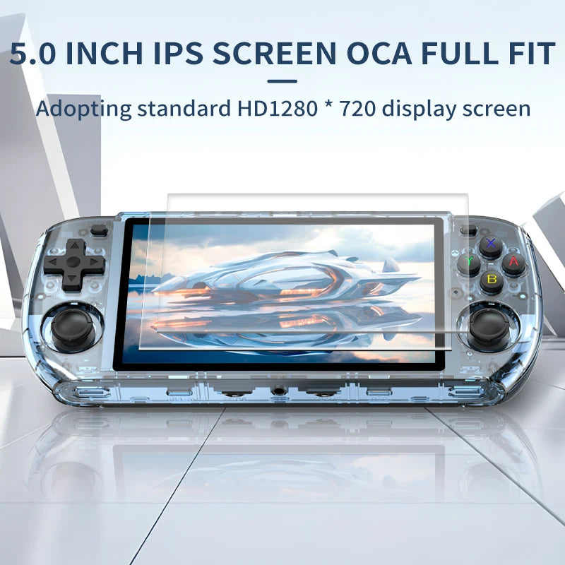 POWKIDDY RGB10 MAX3 Retro RK3566 Handheld Game Console 5 Inch 1280*720 Ips Screen Open-Source Retro Gaming Children's Gifts - Uknowucme