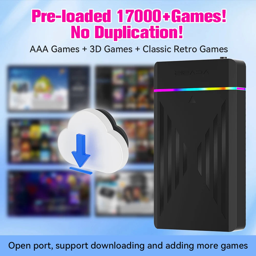 Retro Gaming HDD Retrobat&Playnite&Launchbox OS for PS4/PS3/PS2/PS1/SWITCH/N64/DC/WIIU 39 Emulators for Windows with 17000+Games - Uknowucme