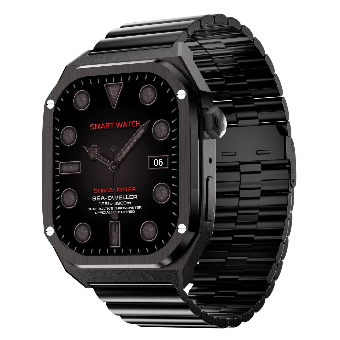 1.96inch Screen Amoled Smart Watch for Men Blood Pressure Blood Oxygen IP68 Waterproof HD40 Smartwatch Fitness Tracker - Uknowucme