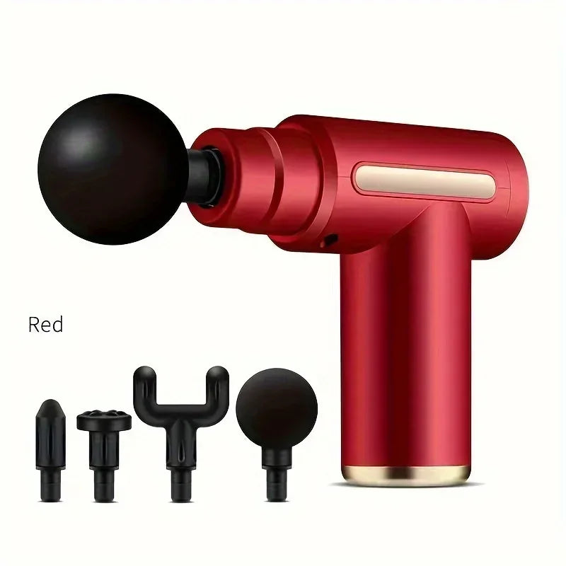 Adjustable Speed Massage Gun for Deep Muscle Recovery, Handheld Fitness Tool That Uses A Massager To Relieve Pain and Relax - Uknowucme