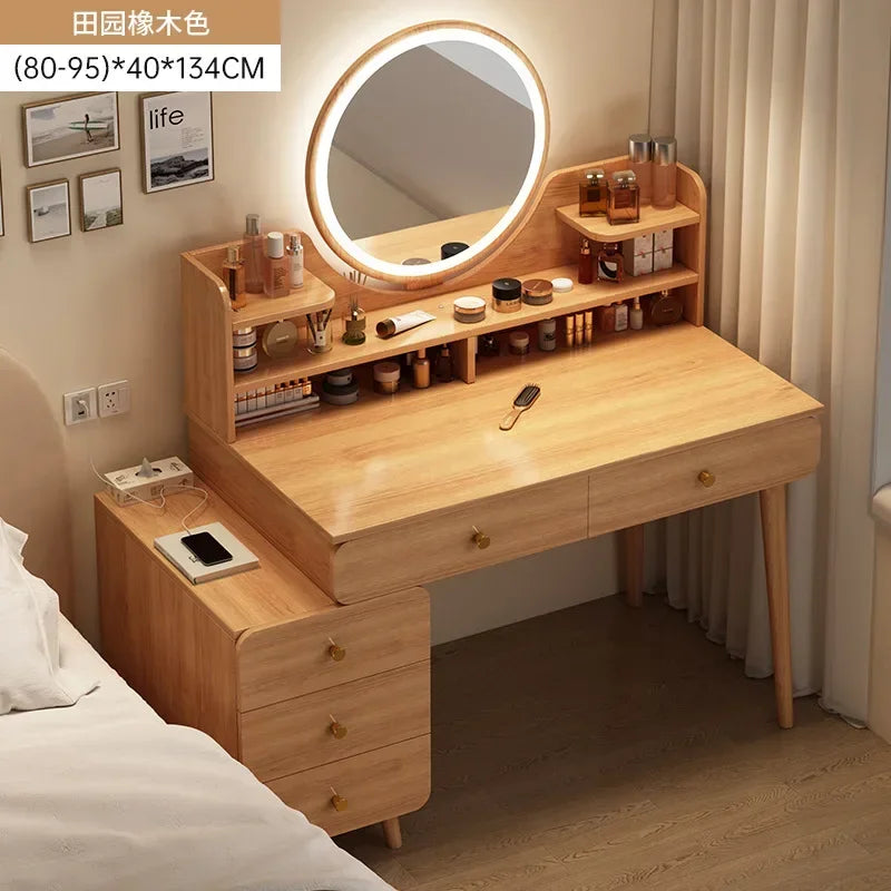 Nordic Makeup Dressers Drawer Storage Living Room Dressing Tables Girl Home Drawers Cabinet Coiffeuse De Chambre Decoration