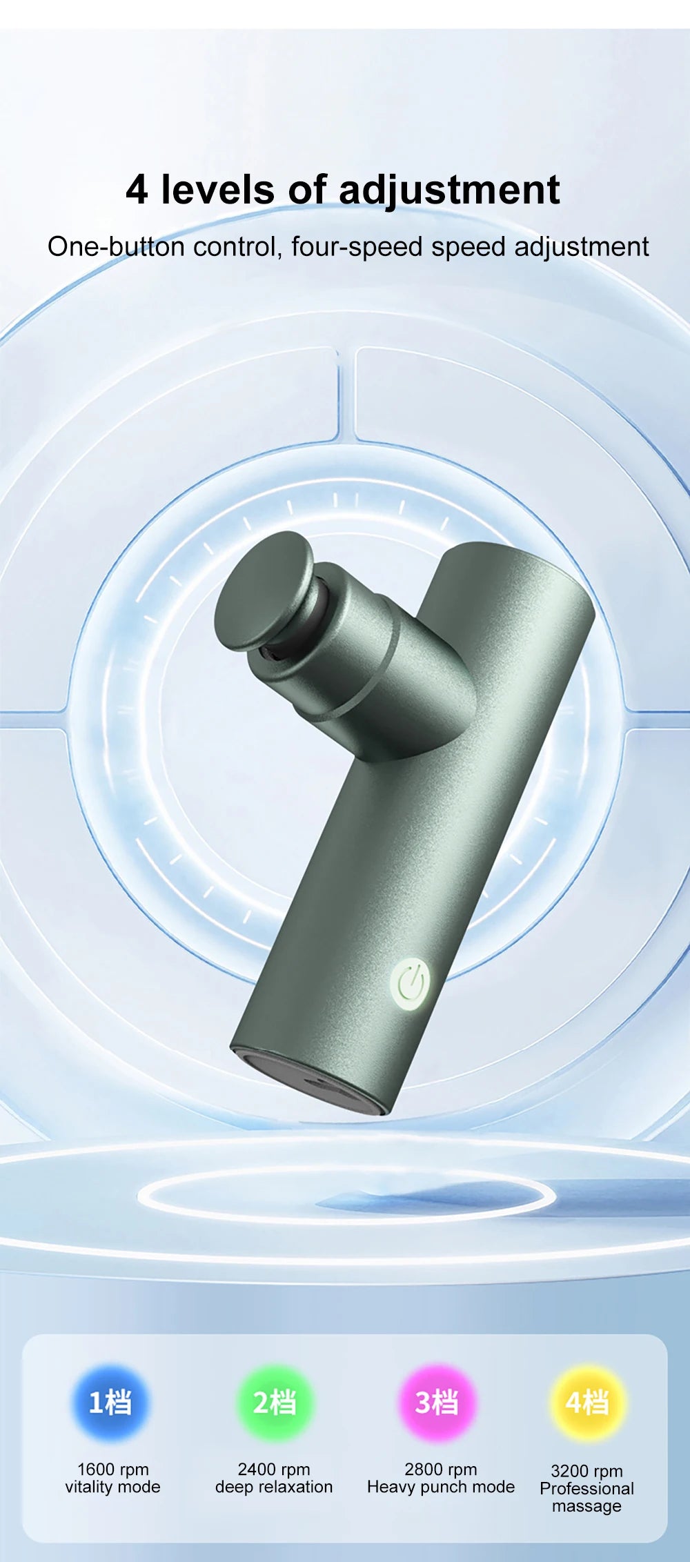 Massage Gun Mini Body Professional Fitness Electric Muscle Gun Deep Vibration Massager for Fitness Sport Massage Relaxation