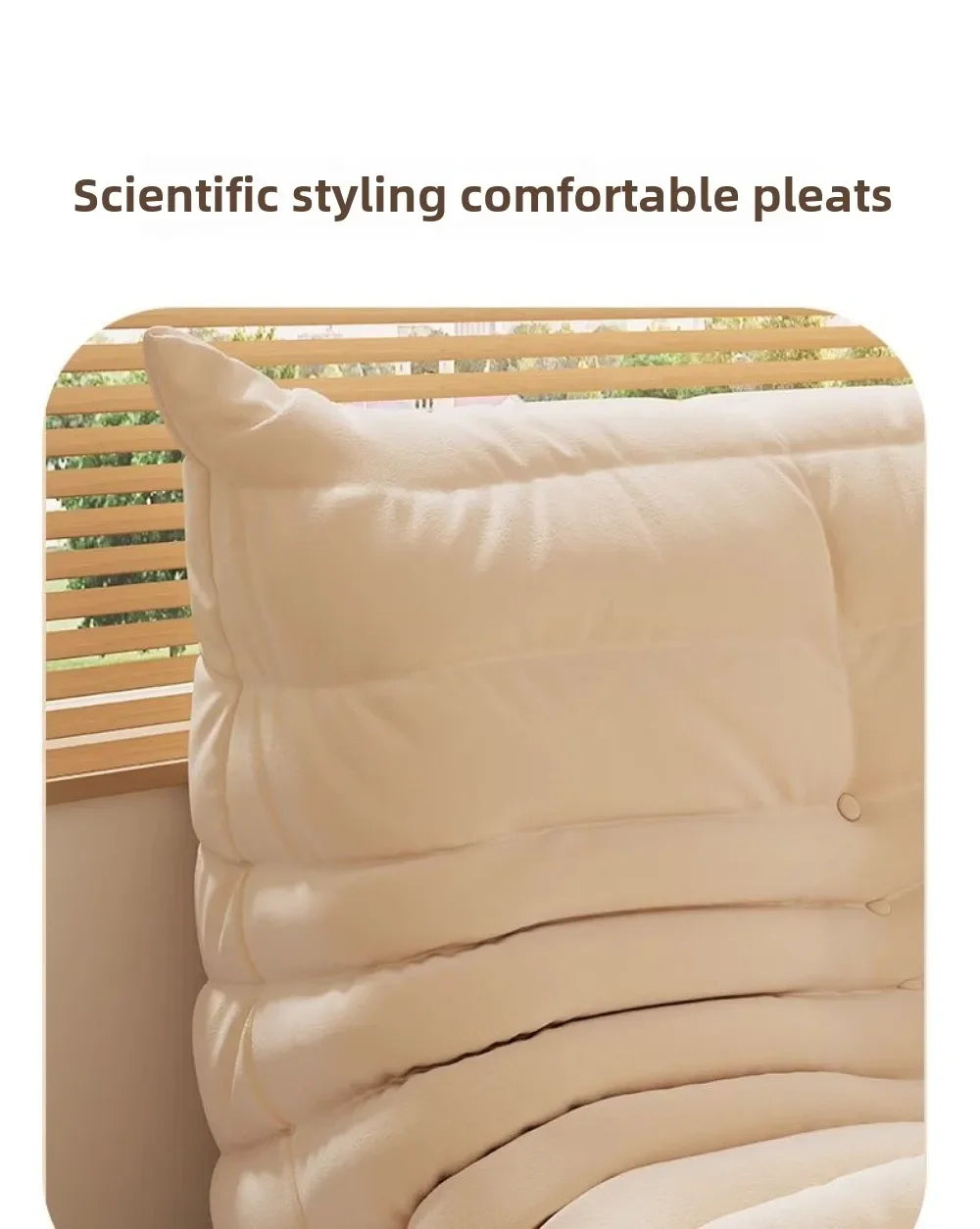 Caterpillar Pure Sponge Lazy Sofa, Modern Simple Living Room Home Sofa, Fabric Casual Lying Fabric Sofa Customizable - Uknowucme