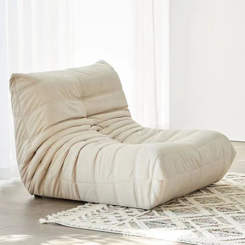 Caterpillar Pure Sponge Lazy Sofa, Modern Simple Living Room Home Sofa, Fabric Casual Lying Fabric Sofa Customizable - Uknowucme