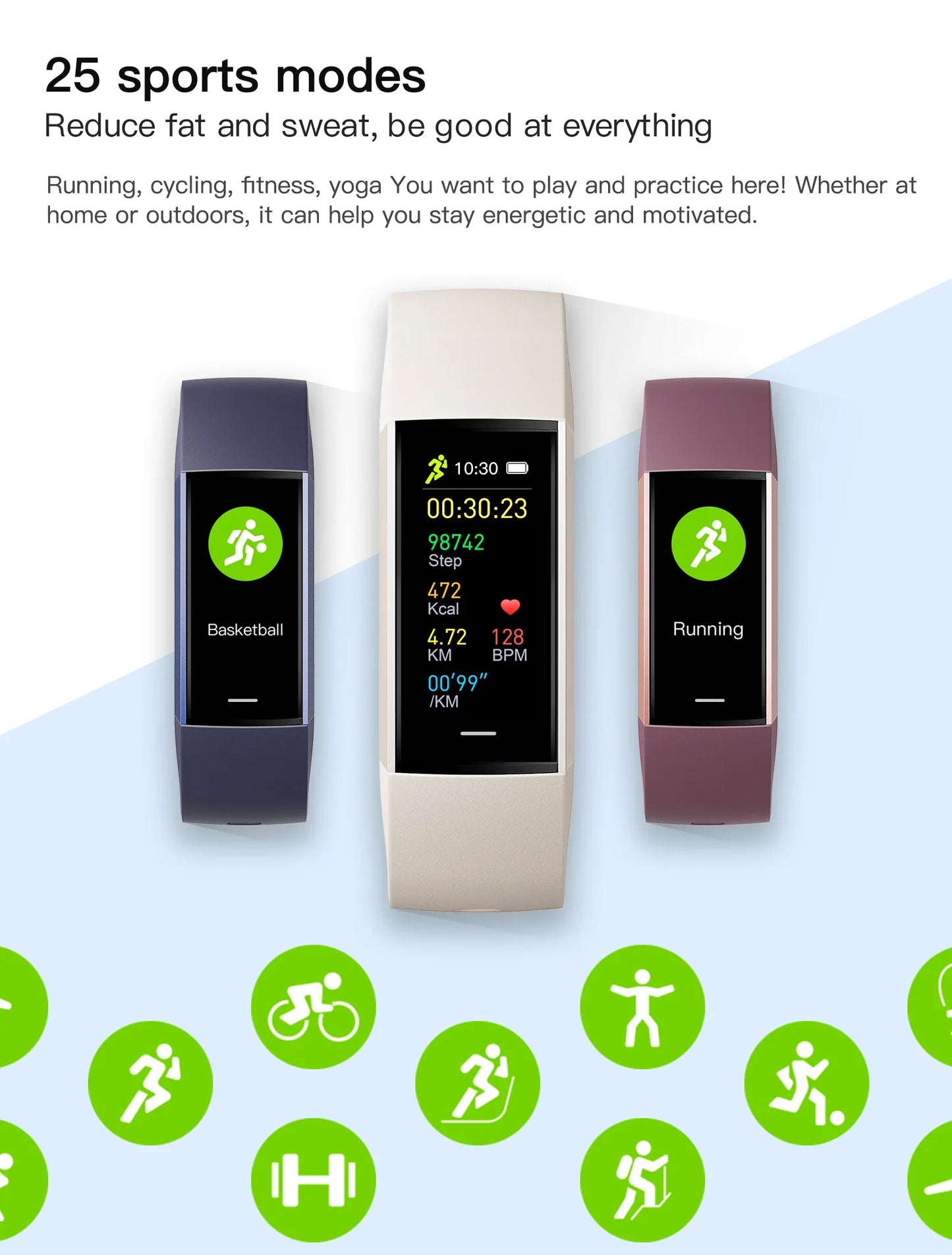 New C80 Smartwatch Support Multiple Language Motion Monitoring Ultra Long Battery Life IP67 Waterproof Health Monitoring Watch