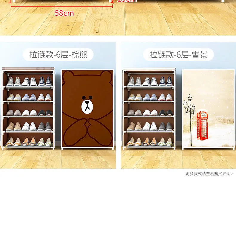 Bedroom Cabinets Shoe-shelf Ultra-thin Dump Shoe Rack Shoes Organizer Living Room Furniture Shoerack Shoemakers Kitchen Cupboard - Uknowucme