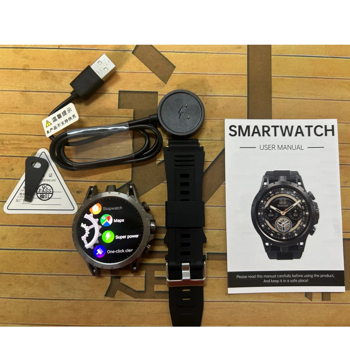 4G Full Netcom Android 9.0 4G Smart Watch 1.43'' Amoled Screen Display 8GB+128GB GPS WIFI Video Call 5MP Camera Q85 Smartwatch - Uknowucme