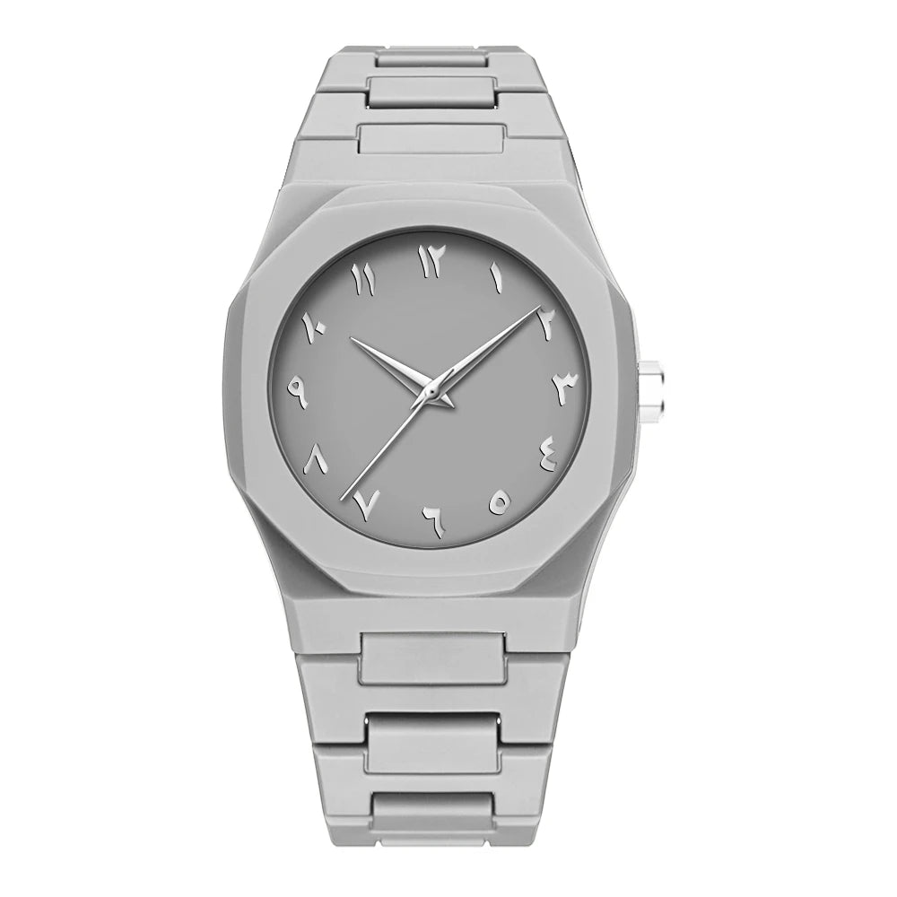 VA VA VOOM Brand Men Creative Watch Fashion Silicone Black Business Style Arabic Digital Creative Military Quartz Sports Watches - Uknowucme