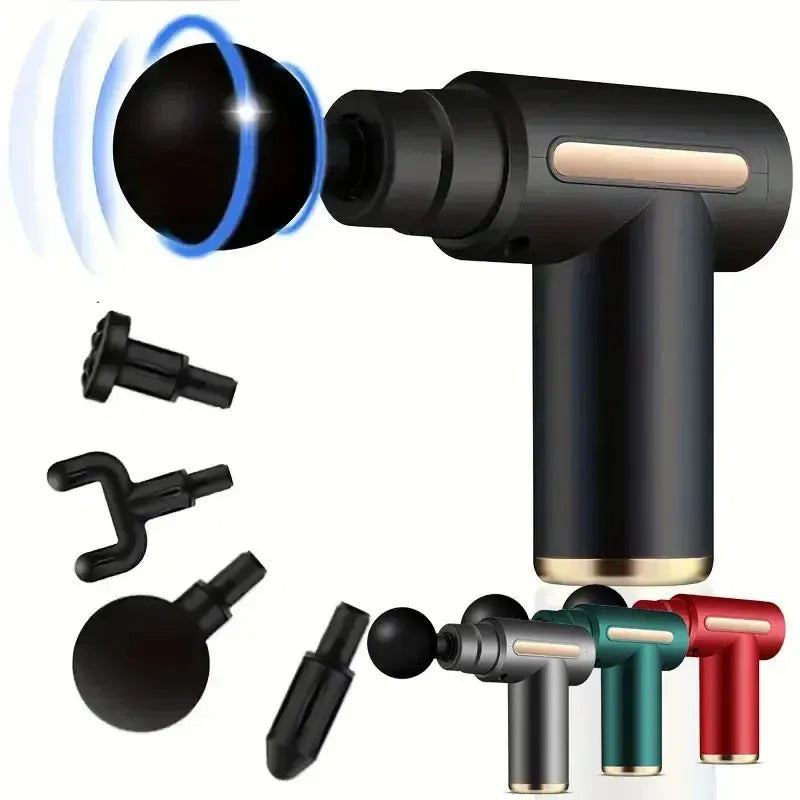 Portable Fascia Gun Deep Tissue Massage Mini Lightweight and Adjustable Speed Massage Equipment Suitable for the Whole Body - Uknowucme
