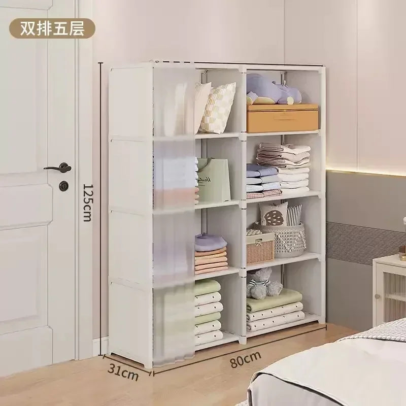 Home Furniture for Room Open Closets Portable Wardrobe for Clothes Closet Dresses Bag Motorcycle Cabinets Kitchen Toys Wardrobes