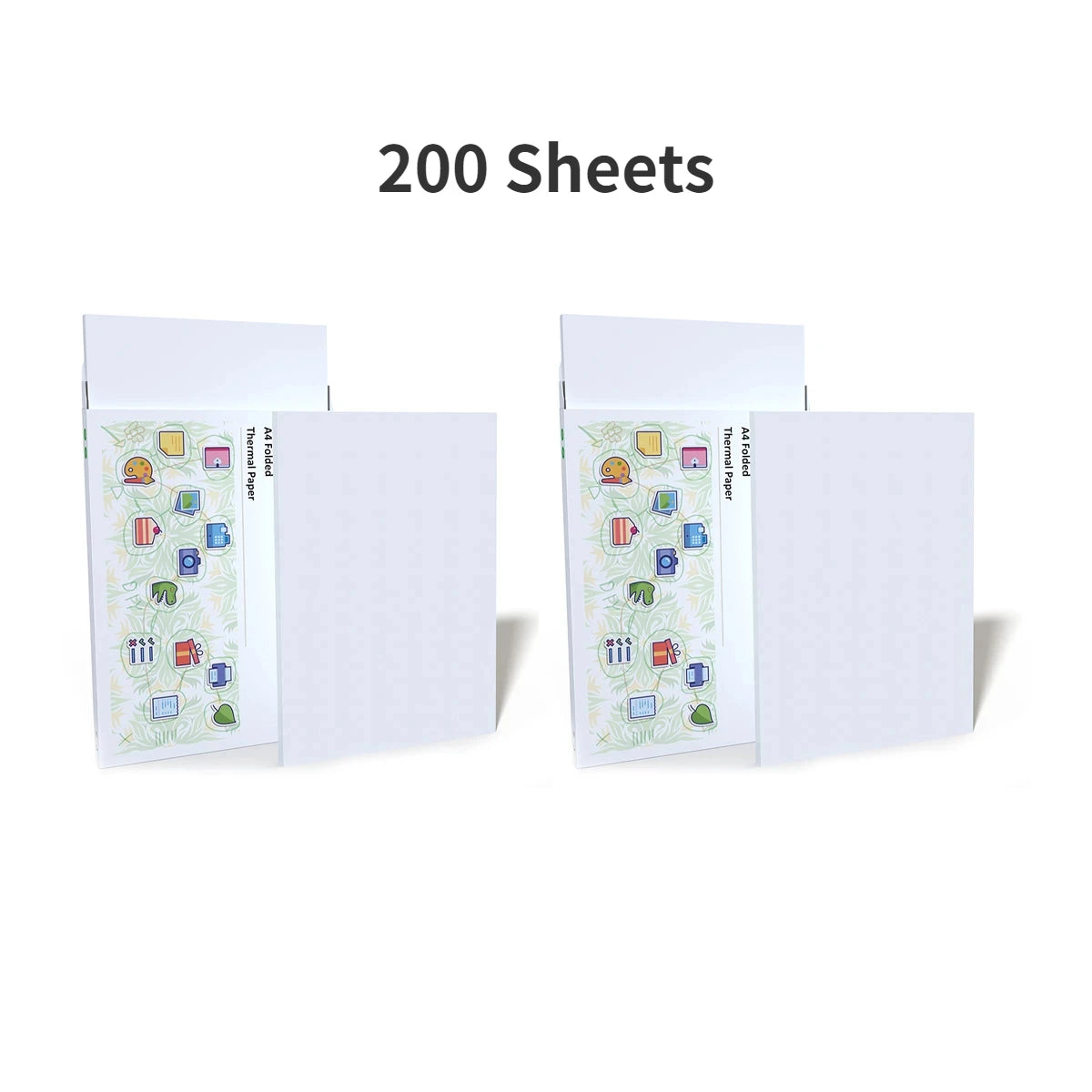 A4 Thermal Paper Printer Paper for A4 Portable Printer,For M08F-Letter, M08F M832,M833, M834,M835, 8.27"×11.69” Size, 100 sheets - Uknowucme
