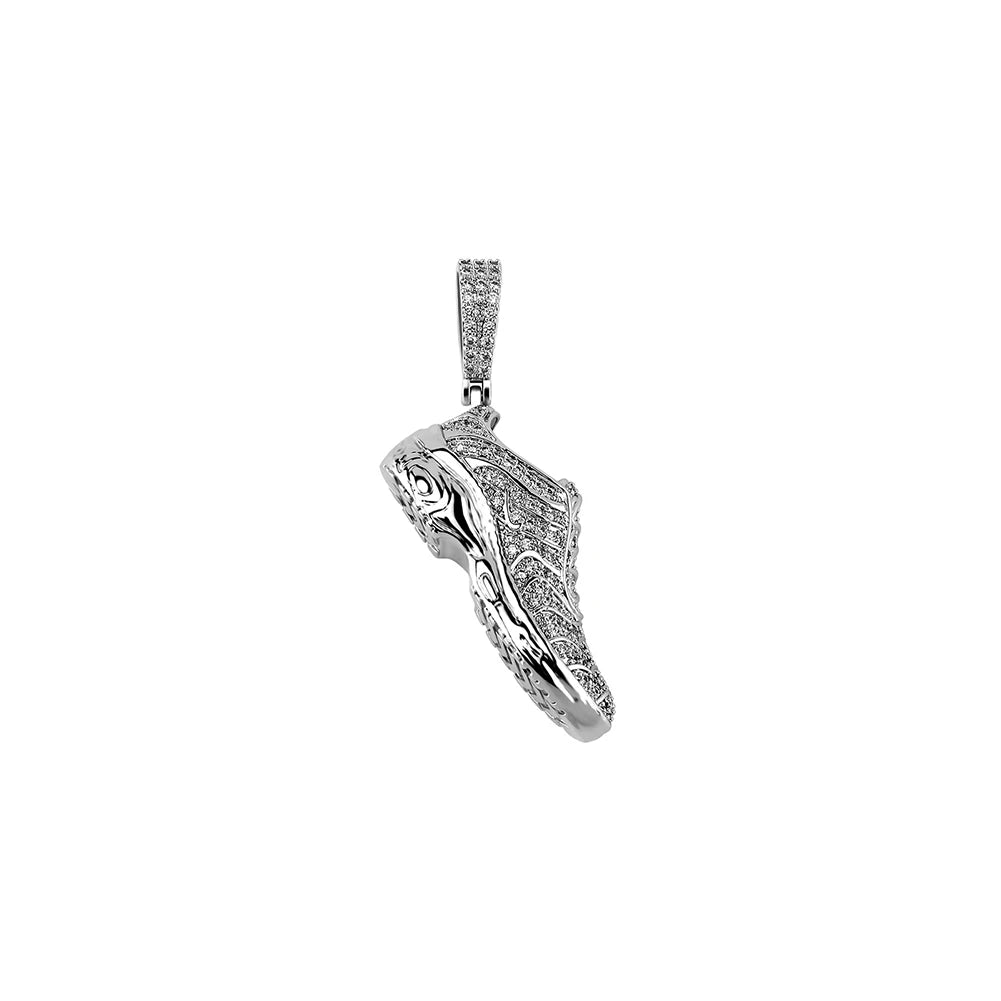 TOPGRILLZ New Shoe Model Pendant Hip Hop Men Women Pendant Sparkling Ice Crystal Zircon Necklace Fashion Charm - Uknowucme