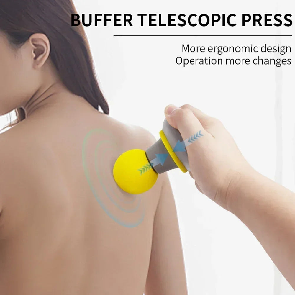 Massage Gun Mini Massager Gun 35DB Ultra Quiet Portable Electric Handheld Body Massager Type-C Charging