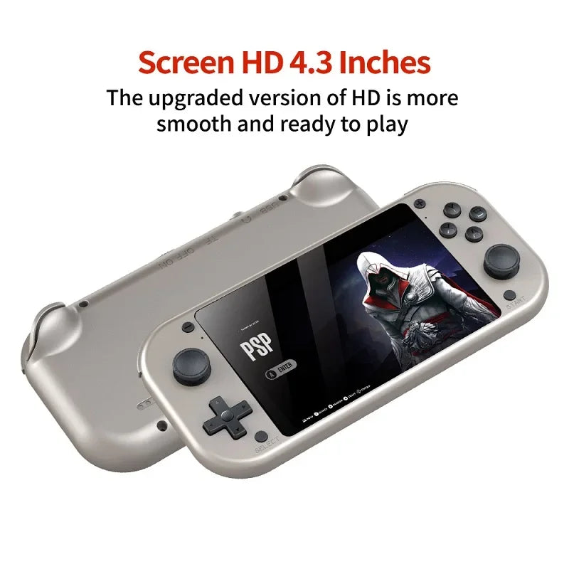 M17 Retro Video Handheld Game Console 4.3inch IPS Screen with 30000 Games Linux System Portable Pocket Retro Player for PSP/PS1 - Uknowucme