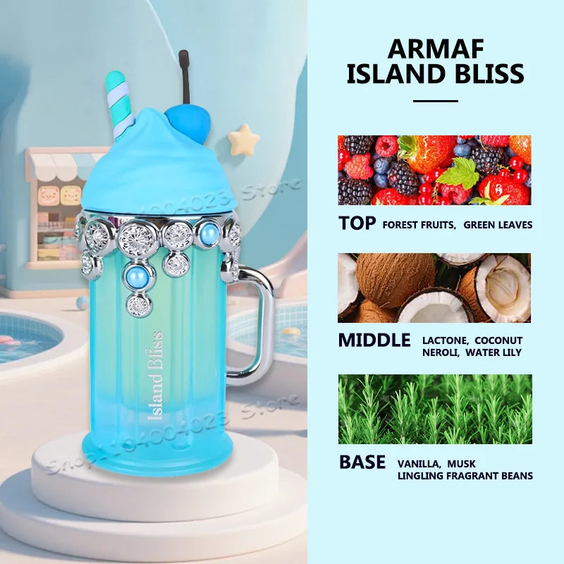 100ML Armaf Delights Yum Eau de Parfum Spray For Women Long-lasting Fragrance Mesmerizing Women's Perfume Floral Fruity Scent - Uknowucme