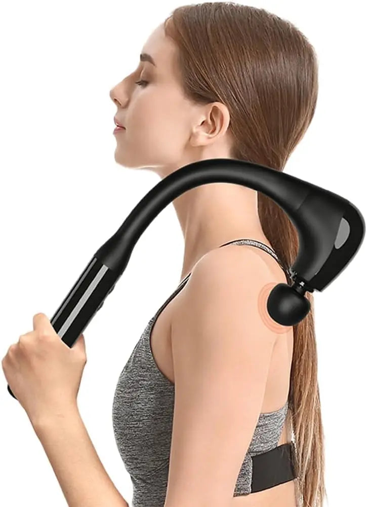 Handheld Deep Muscle Massage Gun Fitness Muscle Fascia Gun for Relief of Sore Muscles Post-Exercising Back Massager