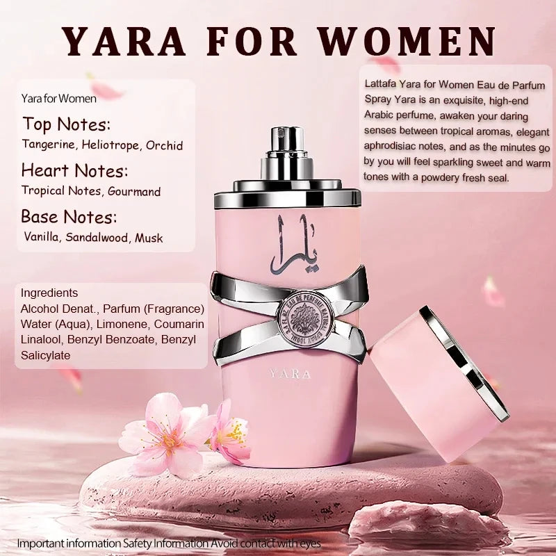 100ml Original Perfume Women Spray Long-lasting Perfumes Men's Perfume Women's Fragrance Arab Long lasting Pheromones Femme Gift - Uknowucme