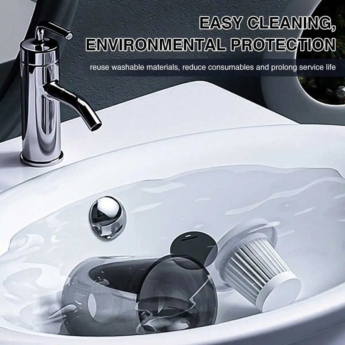 Portable Wireless Car Vacuum Cleaner 8000Pa Household Vacuum Cleaner Mini Large Suction Wet and Dry Handheld Auto Vacuum Cleaner - Uknowucme