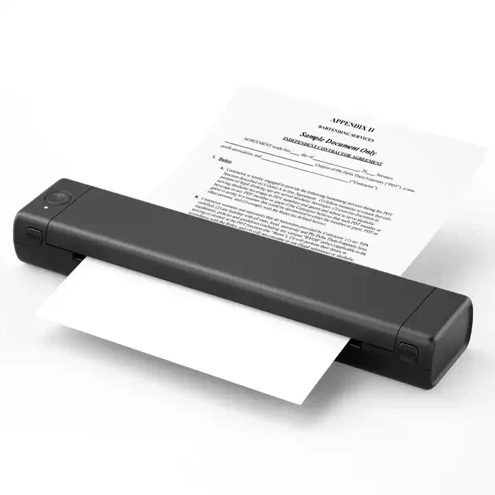 Phomemo portable A4 printer thermal printer letter size wireless bluetooth m08f letter printer for text/PDF/web printing - Uknowucme