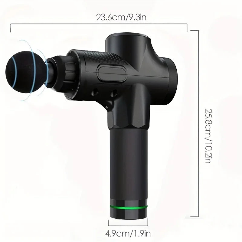 Professional Massage Gun Massage Gun LCD Digital Display with 99 Levels for Adjusting the Body Arms Legs Back Deep Massage - Uknowucme