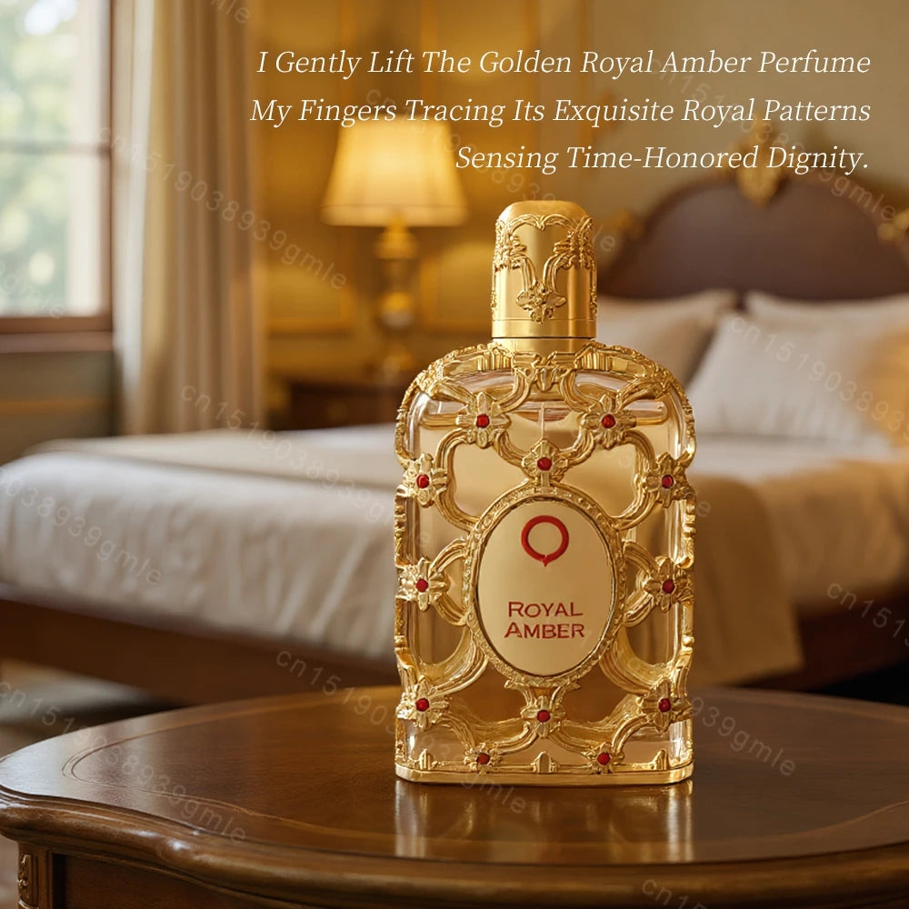 100Ml Original Arab Perfumes Eau De Parfum Female Fragrance Perfume man Royal Amber Parfume Cologne Perfume for Men Women - Uknowucme