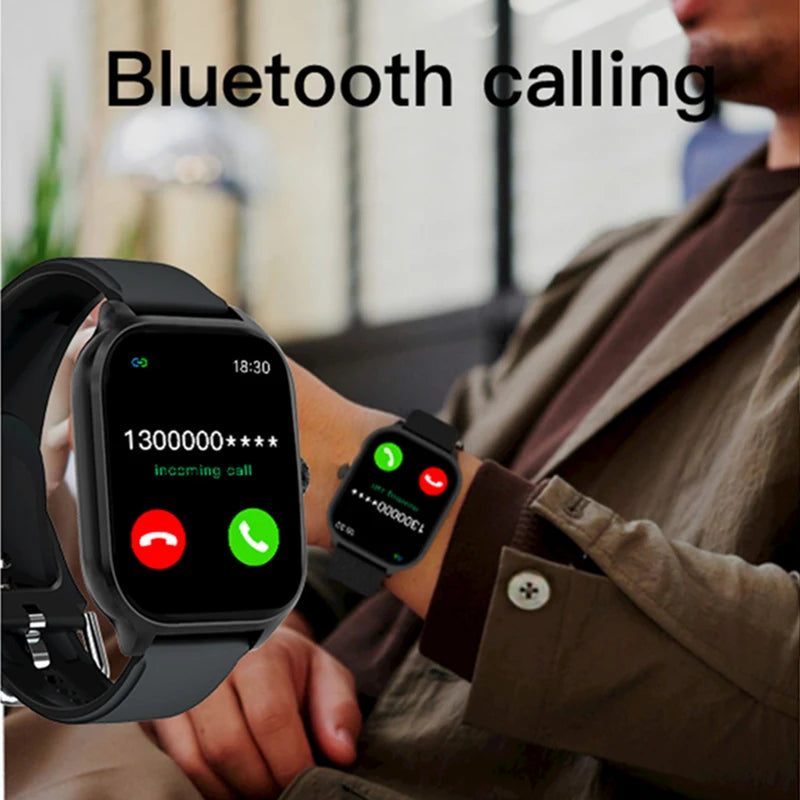 New Smart Watch For Android iOS 2.01" Smartwatch Answer Make Call Waterproof Sports Fitness Tracker Heart Rate Sleep Monitoring