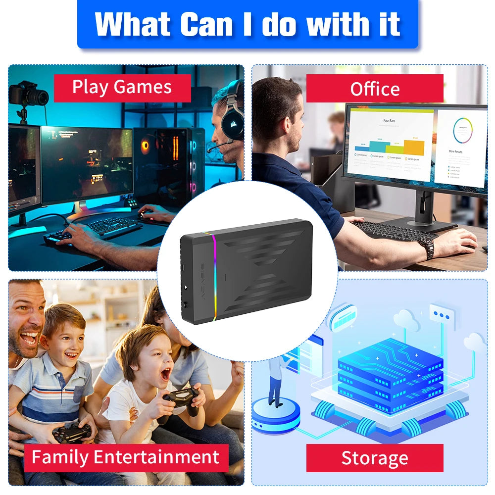 Retro Gaming HDD Retrobat&Playnite&Launchbox OS for PS4/PS3/PS2/PS1/SWITCH/N64/DC/WIIU 39 Emulators for Windows with 17000+Games - Uknowucme